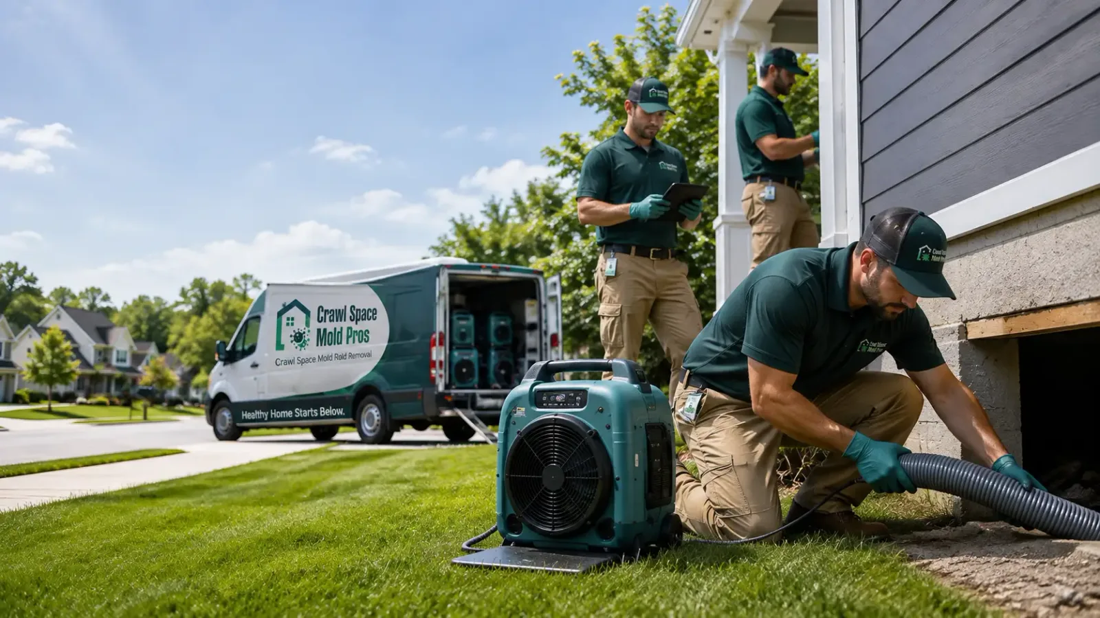 Crawl Space Mold Removal in Vernon, CO